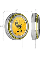 Iowa Hawkeyes Herky Retro Neon Wall Clock
