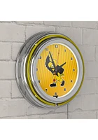 Iowa Hawkeyes Herky Retro Neon Wall Clock