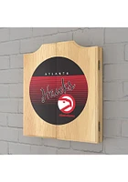 Atlanta Hawks Hardwood Classic Logo Dart Board Cabinet