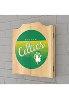 Boston Celtics Hardwood Classic Logo Dart Board Cabinet