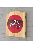 Chicago Bulls Hardwood Classic Logo Dart Board Cabinet