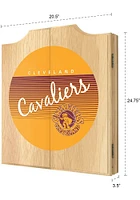 Cleveland Cavaliers Hardwood Classic Logo Dart Board Cabinet