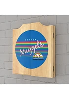Denver Nuggets Hardwood Classic Logo Dart Board Cabinet
