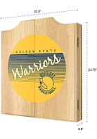 Golden State Warriors Logo Dart Board Cabinet
