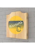 Golden State Warriors Logo Dart Board Cabinet
