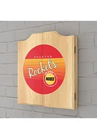 Houston Rockets Hardwood Classic Logo Dart Board Cabinet