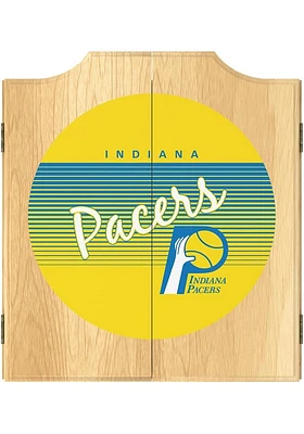 Indiana Pacers Hardwood Classic Logo Dart Board Cabinet