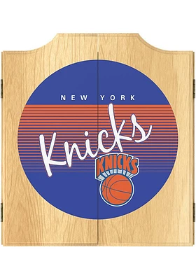 New York Knicks Hardwood Classic Logo Dart Board Cabinet