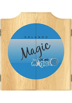 Orlando Magic Hardwood Classic Logo Dart Board Cabinet