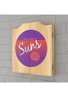 Phoenix Suns Hardwood Classic Logo Dart Board Cabinet