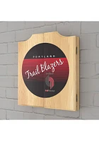 Portland Trail Blazers Hardwood Classic Logo Dart Board Cabinet