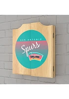 San Antonio Spurs Logo Dart Board Cabinet
