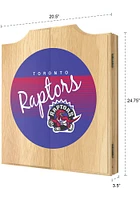 Toronto Raptors Throwback Dart Board Cabinet