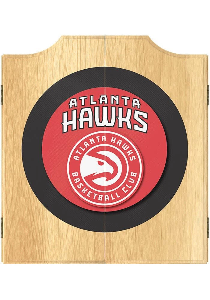 Atlanta Hawks Logo Dart Board Cabinet