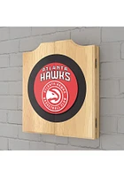 Atlanta Hawks Logo Dart Board Cabinet