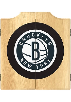 Brooklyn Nets Logo Dart Board Cabinet