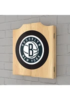 Brooklyn Nets Logo Dart Board Cabinet