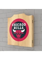 Chicago Bulls Logo Dart Board Cabinet