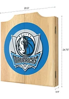 Dallas Mavericks Logo Dart Board Cabinet