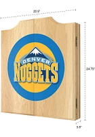 Denver Nuggets Logo Dart Board Cabinet