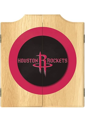 Houston Rockets Logo Dart Board Cabinet