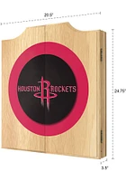 Houston Rockets Logo Dart Board Cabinet
