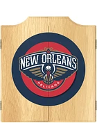 New Orleans Pelicans Logo Dart Board Cabinet