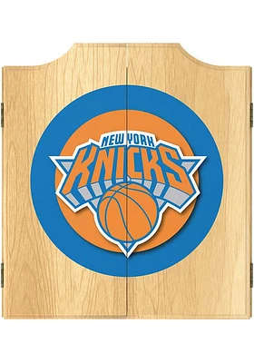 New York Knicks Logo Dart Board Cabinet