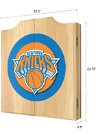 New York Knicks Logo Dart Board Cabinet