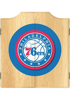 Philadelphia 76ers Logo Dart Board Cabinet