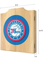 Philadelphia 76ers Logo Dart Board Cabinet