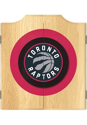 Toronto Raptors Logo Dart Board Cabinet