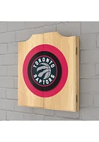 Toronto Raptors Logo Dart Board Cabinet