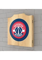 Washington Wizards Logo Dart Board Cabinet