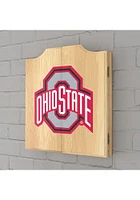 Ohio State Buckeyes Logo Dart Board Cabinet