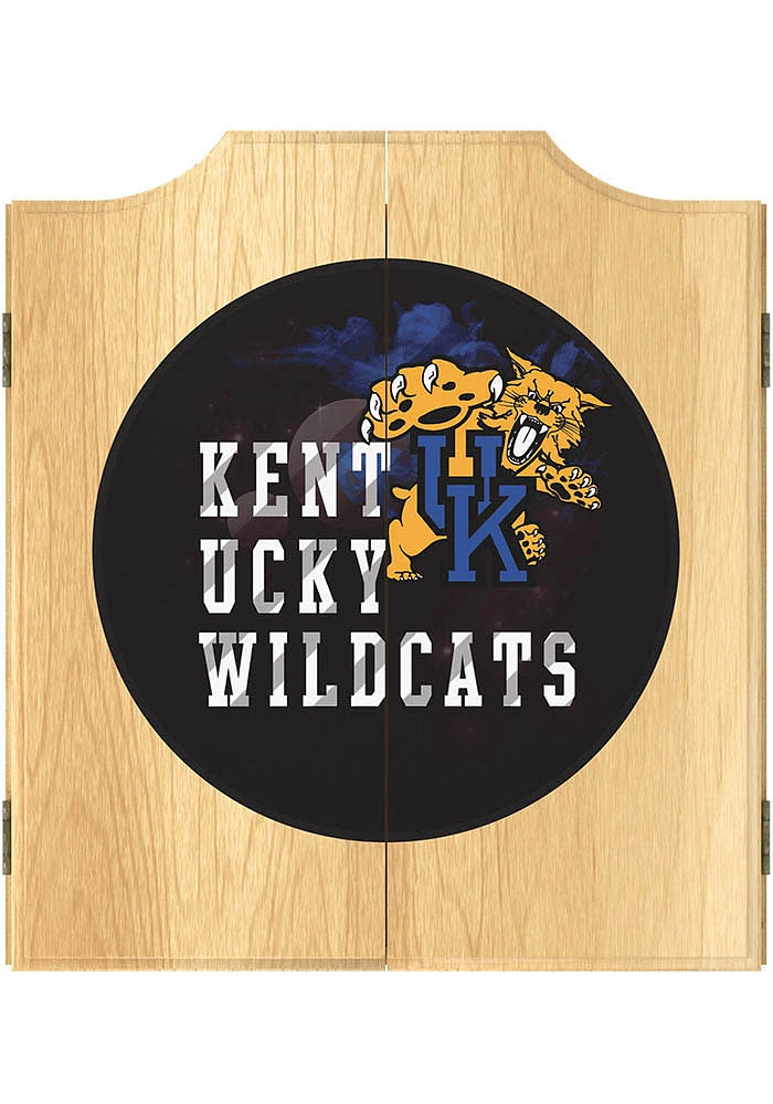 Kentucky Wildcats Smoke Dart Board Cabinet