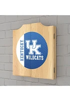 Kentucky Wildcats Text Dart Board Cabinet