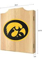 Iowa Hawkeyes Logo Dart Board Cabinet