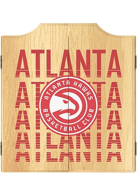 Atlanta Hawks City Logo Dart Board Cabinet