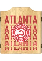 Atlanta Hawks City Logo Dart Board Cabinet