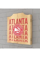 Atlanta Hawks City Logo Dart Board Cabinet