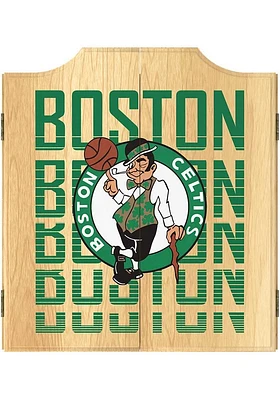 Boston Celtics City Logo Dart Board Cabinet