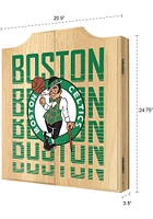 Boston Celtics City Logo Dart Board Cabinet