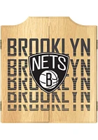 Brooklyn Nets City Logo Dart Board Cabinet