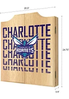 Charlotte Hornets City Logo Dart Board Cabinet