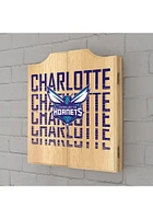 Charlotte Hornets City Logo Dart Board Cabinet
