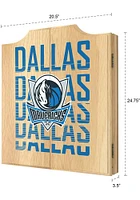Dallas Mavericks City Logo Dart Board Cabinet