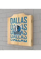 Dallas Mavericks City Logo Dart Board Cabinet