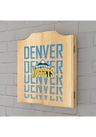 Denver Nuggets City Logo Dart Board Cabinet