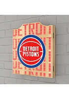 Detroit Pistons City Logo Dart Board Cabinet